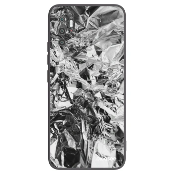 Picasee Xiaomi Poco M3 Pro 5G Hülle - Schwarzes Silikon - Chrome