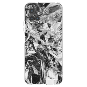 Picasee Vivo Y33s Hülle - Transparentes Silikon - Chrome