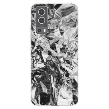 Picasee Vivo Y72 5G Hülle - Transparentes Silikon - Chrome