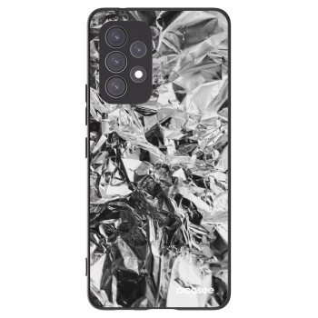 Picasee Samsung Galaxy A53 5G A536 Hülle - Schwarzes Silikon - Chrome