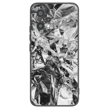Picasee Realme 9 Pro 5G Hülle - Schwarzes Silikon - Chrome