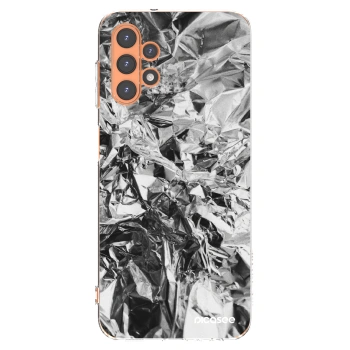 Picasee Samsung Galaxy A13 4G A135 Hülle - Transparentes Silikon - Chrome