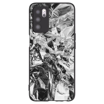 Picasee OPPO A16s Hülle - Schwarzes Silikon - Chrome