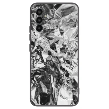 Picasee Samsung Galaxy M13 M135F Hülle - Schwarzes Silikon - Chrome