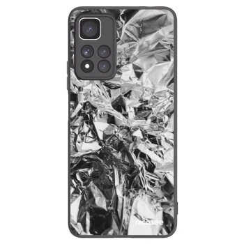 Picasee Xiaomi Redmi Note 11 Pro+ 5G Hülle - Schwarzes Silikon - Chrome