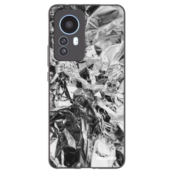 Picasee Xiaomi 12T Hülle - Schwarzes Silikon - Chrome