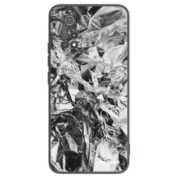 Picasee Xiaomi Poco M4 Pro Hülle - Schwarzes Silikon - Chrome