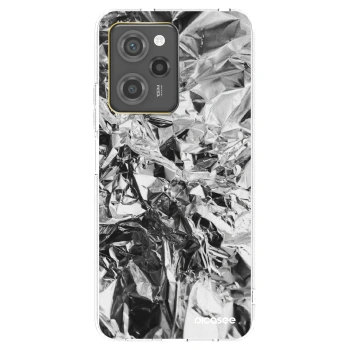 Picasee Xiaomi Poco X5 Pro Hülle - Schwarzes Silikon - Chrome
