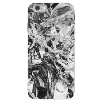 Picasee Apple iPhone 6/6S Hülle - Transparentes Silikon - Chrome