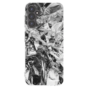 Picasee Samsung Galaxy A14 4G A145R Hülle - Transparentes Silikon - Chrome
