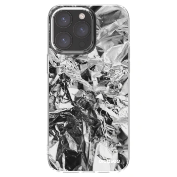 Picasee Apple iPhone 15 Pro Max Hülle - Transparentes Silikon - Chrome