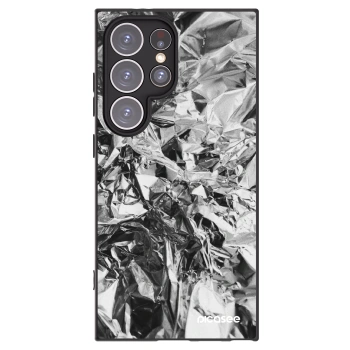 Picasee Samsung Galaxy S24 Ultra S928B 5G Hülle - Schwarzes Silikon - Chrome