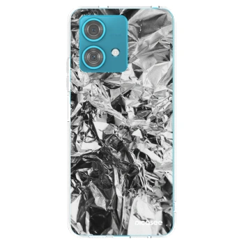 Picasee Motorola Edge 40 Neo Hülle - Transparentes Silikon - Chrome