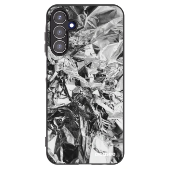 Picasee Samsung Galaxy A15 A156B 5G Hülle - Schwarzes Silikon - Chrome