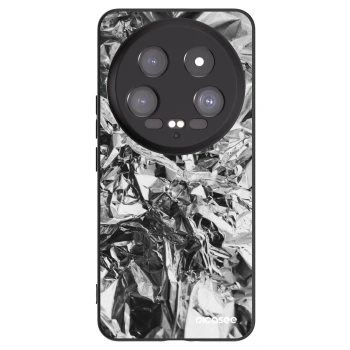 Picasee Xiaomi 14 Ultra Hülle - Schwarzes Silikon - Chrome