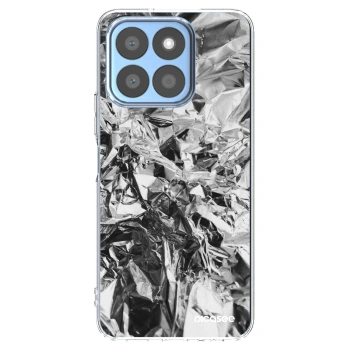 Picasee Honor X8b Hülle - Transparentes Silikon - Chrome