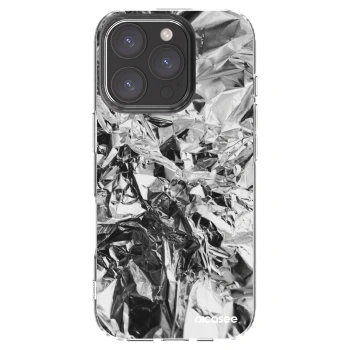 Picasee Apple iPhone 16 Pro Hülle - Transparentes Silikon - Chrome
