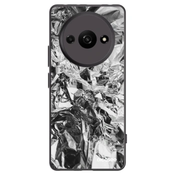 Picasee Xiaomi Redmi A3 Hülle - Schwarzes Silikon - Chrome