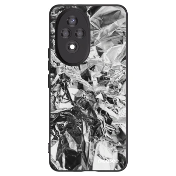Picasee Honor 200 Pro 5G Hülle - Schwarzes Silikon - Chrome