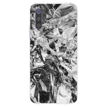 Picasee Xiaomi Mi 9 Hülle - Transparentes Silikon - Chrome