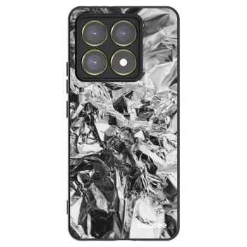 Picasee Xiaomi 14T Hülle - Schwarzes Silikon - Chrome