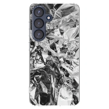 Picasee Samsung Galaxy S25 5G Hülle - Transparentes Silikon - Chrome