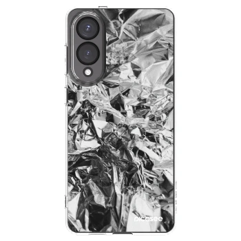 Picasee Samsung Galaxy S25 Edge 5G Hülle - Transparentes Silikon - Chrome