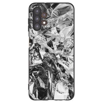 Picasee Samsung Galaxy A13 5G Hülle - Schwarzes Silikon - Chrome