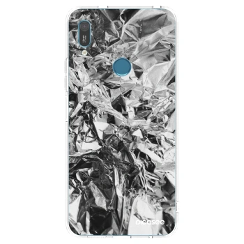 Picasee Huawei Y6 2019 Hülle - Transparentes Silikon - Chrome