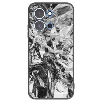 Picasee Xiaomi Redmi 15C 4G Hülle - Schwarzes Silikon - Chrome