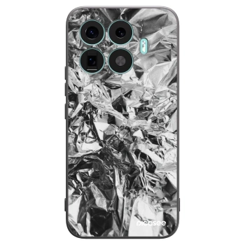 Picasee Xiaomi 17T Pro Hülle - Schwarzes Silikon - Chrome