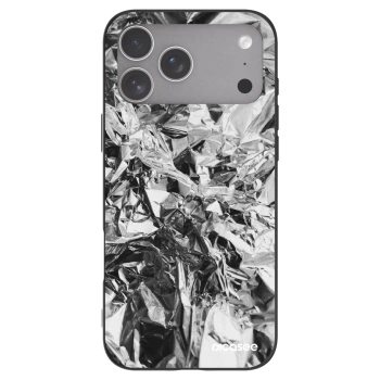 Picasee Apple iPhone 18 Pro Max Hülle - Schwarzes Silikon - Chrome