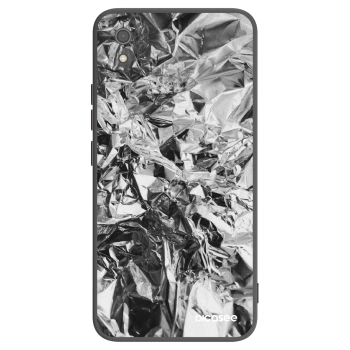 Picasee Xiaomi Redmi 7A Hülle - Schwarzes Silikon - Chrome