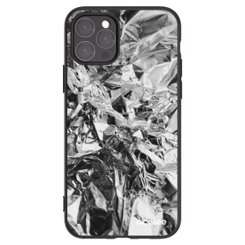 Picasee Apple iPhone 11 Pro Hülle - Schwarzes Silikon - Chrome