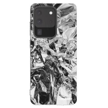 Picasee Samsung Galaxy S20 Ultra 5G G988F Hülle - Transparentes Silikon - Chrome