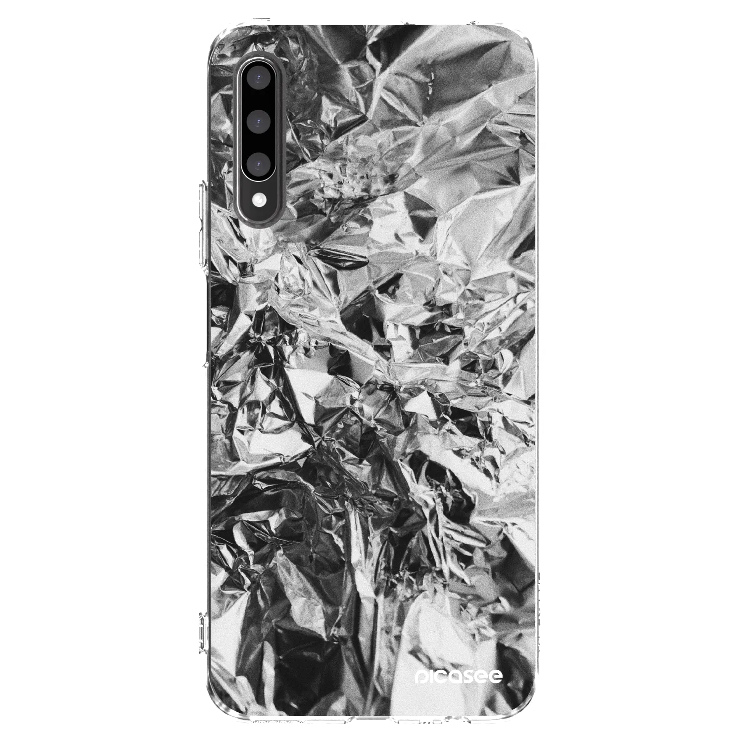 Picasee Honor 9X Pro Hülle - Transparentes Silikon - Chrome