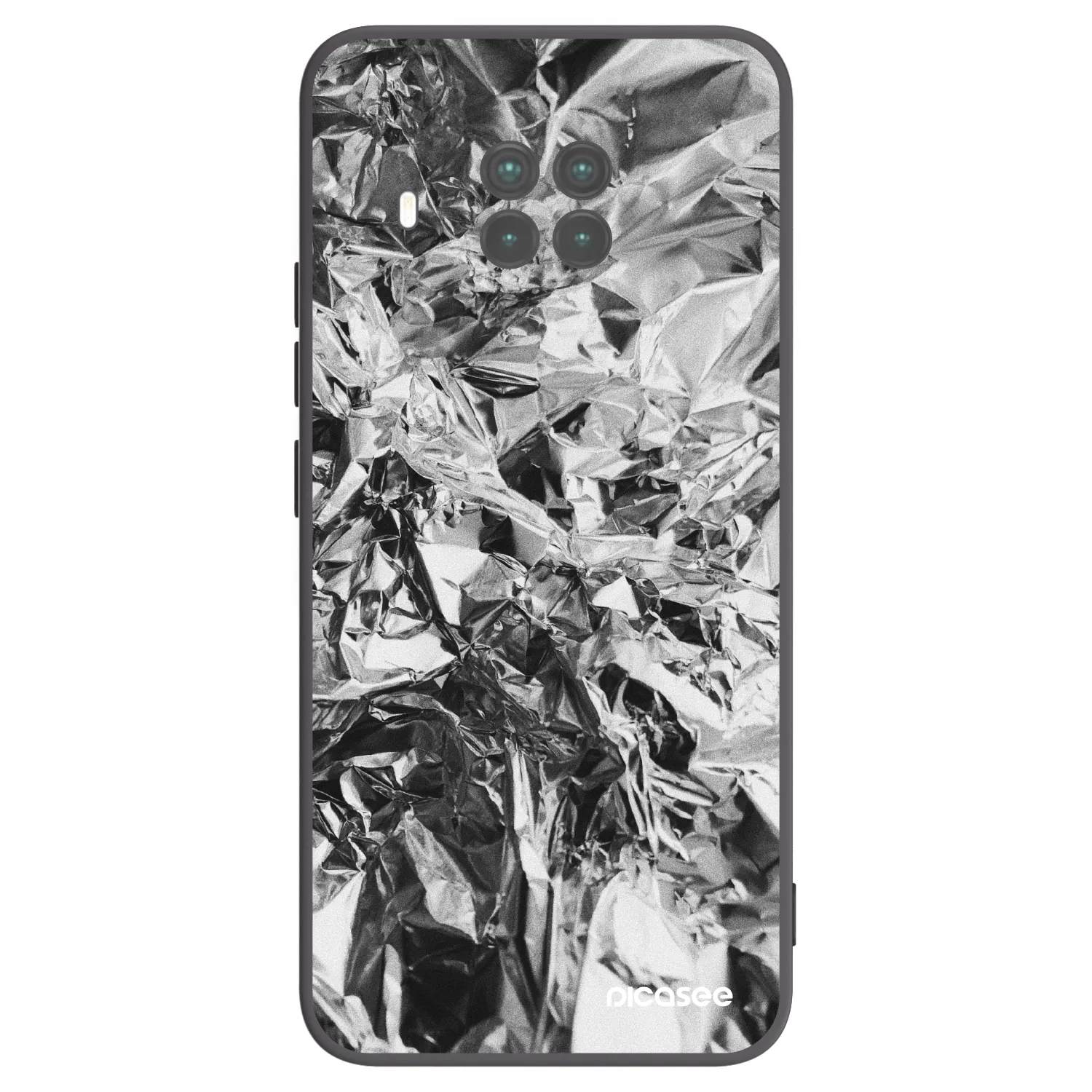 Picasee Xiaomi Mi 10T Lite Hülle - Schwarzes Silikon - Chrome