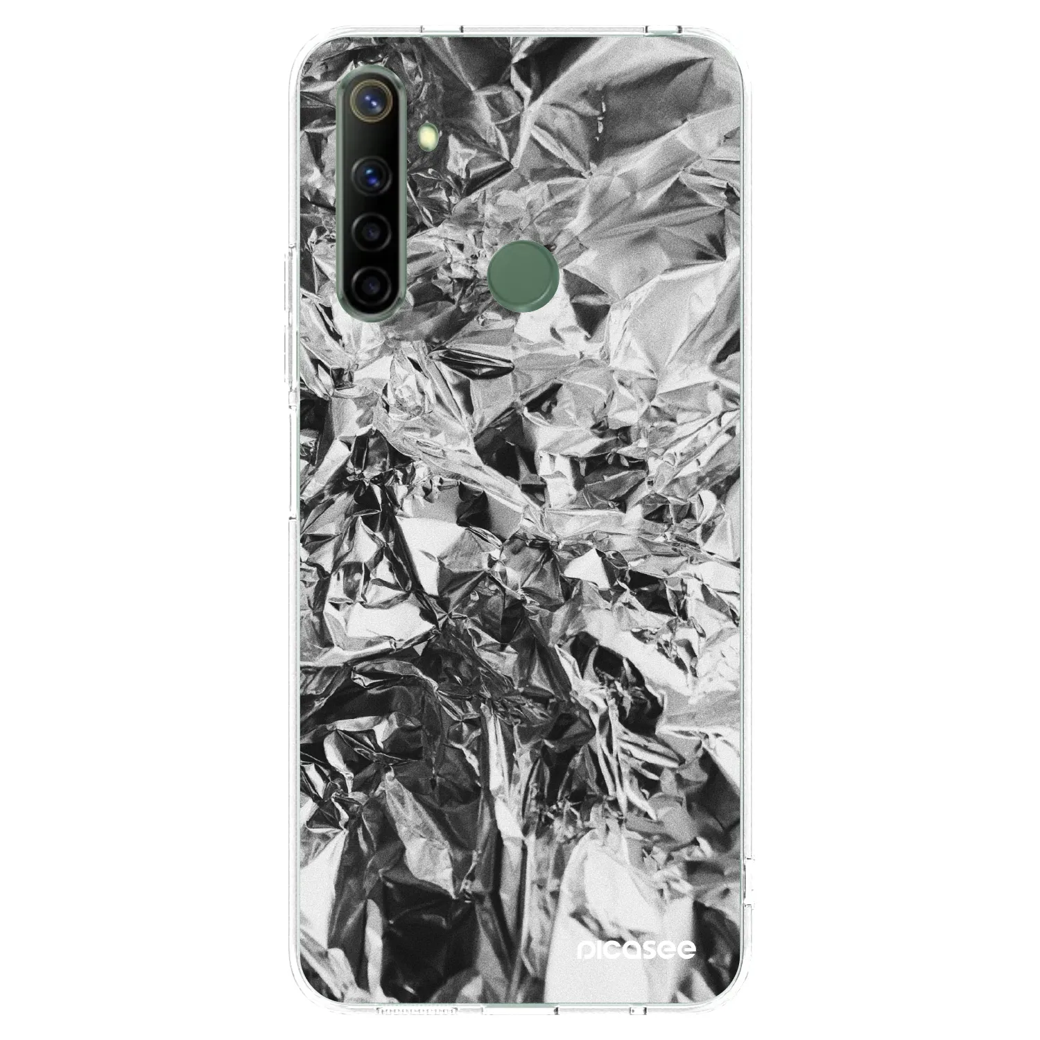 Picasee Realme 6i Hülle - Transparentes Silikon - Chrome
