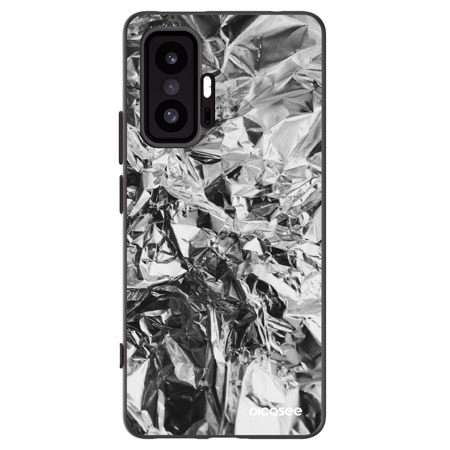 Picasee Xiaomi 11T Pro Hülle - Schwarzes Silikon - Chrome