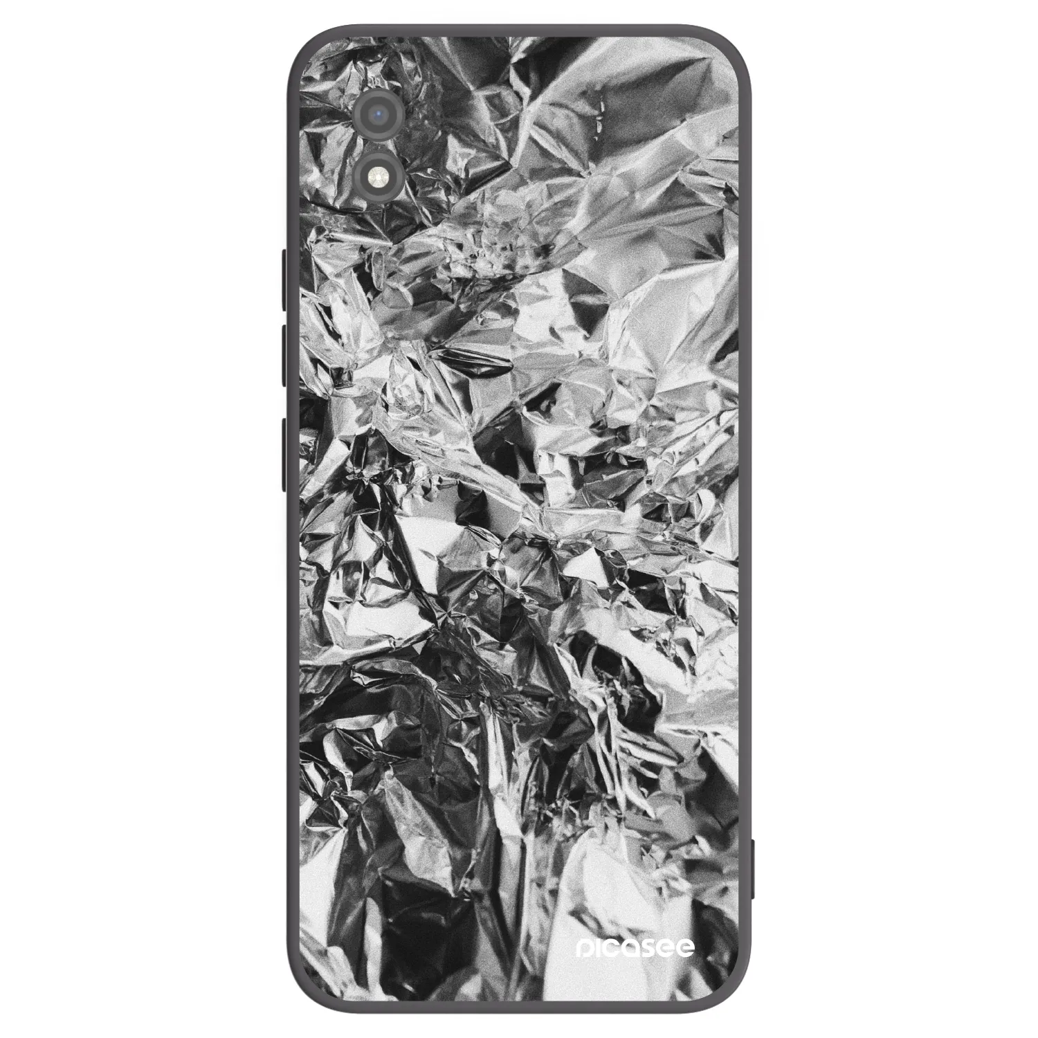 Picasee Realme C11 (2021) Hülle - Schwarzes Silikon - Chrome
