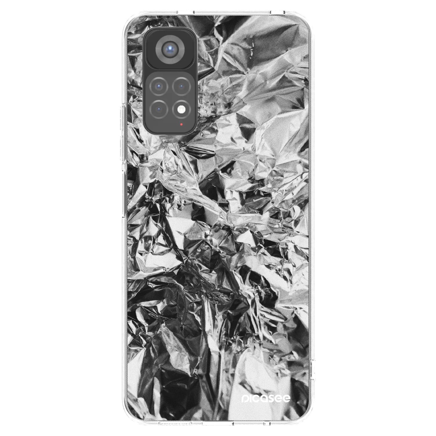 Picasee Xiaomi Redmi Note 11S 5G Hülle - Transparentes Silikon - Chrome