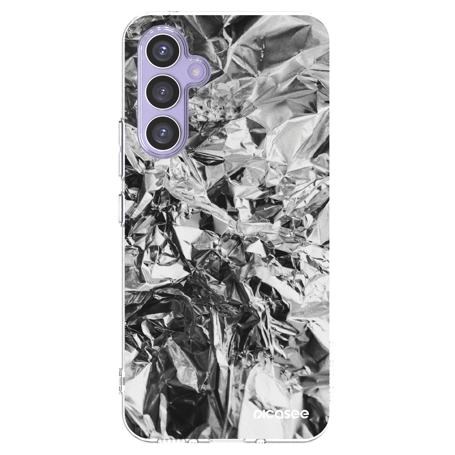 Picasee Samsung Galaxy A54 5G A546B Hülle - Transparentes Silikon - Chrome