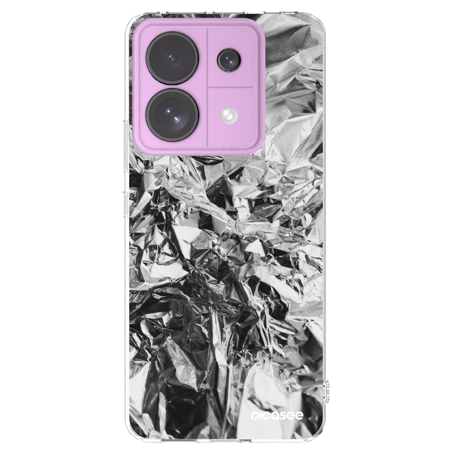 Picasee Xiaomi Redmi Note 13 Pro 5G Hülle - Transparentes Silikon - Chrome