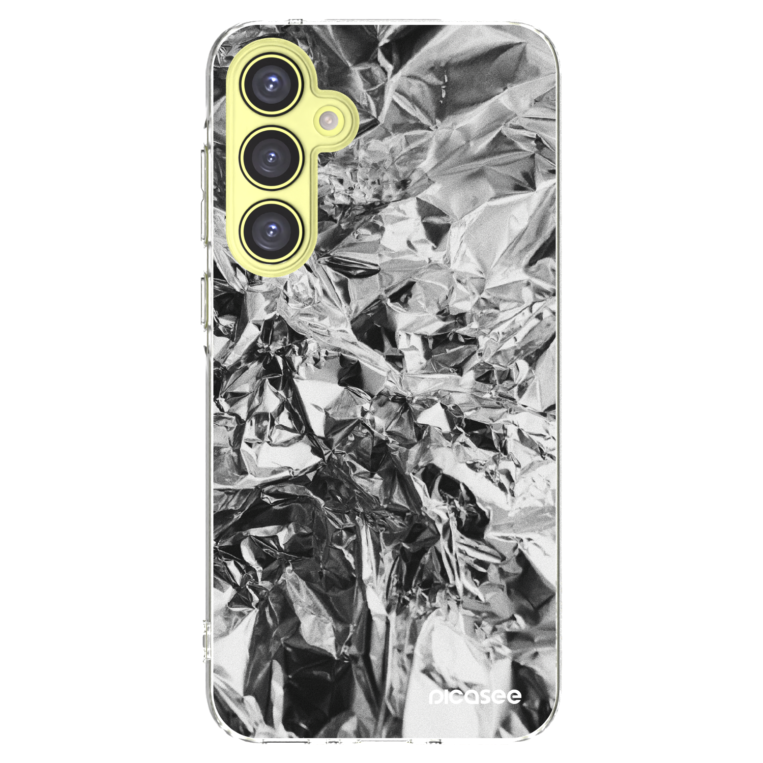 Picasee Samsung Galaxy A35 5G A356B Hülle - Transparentes Silikon - Chrome