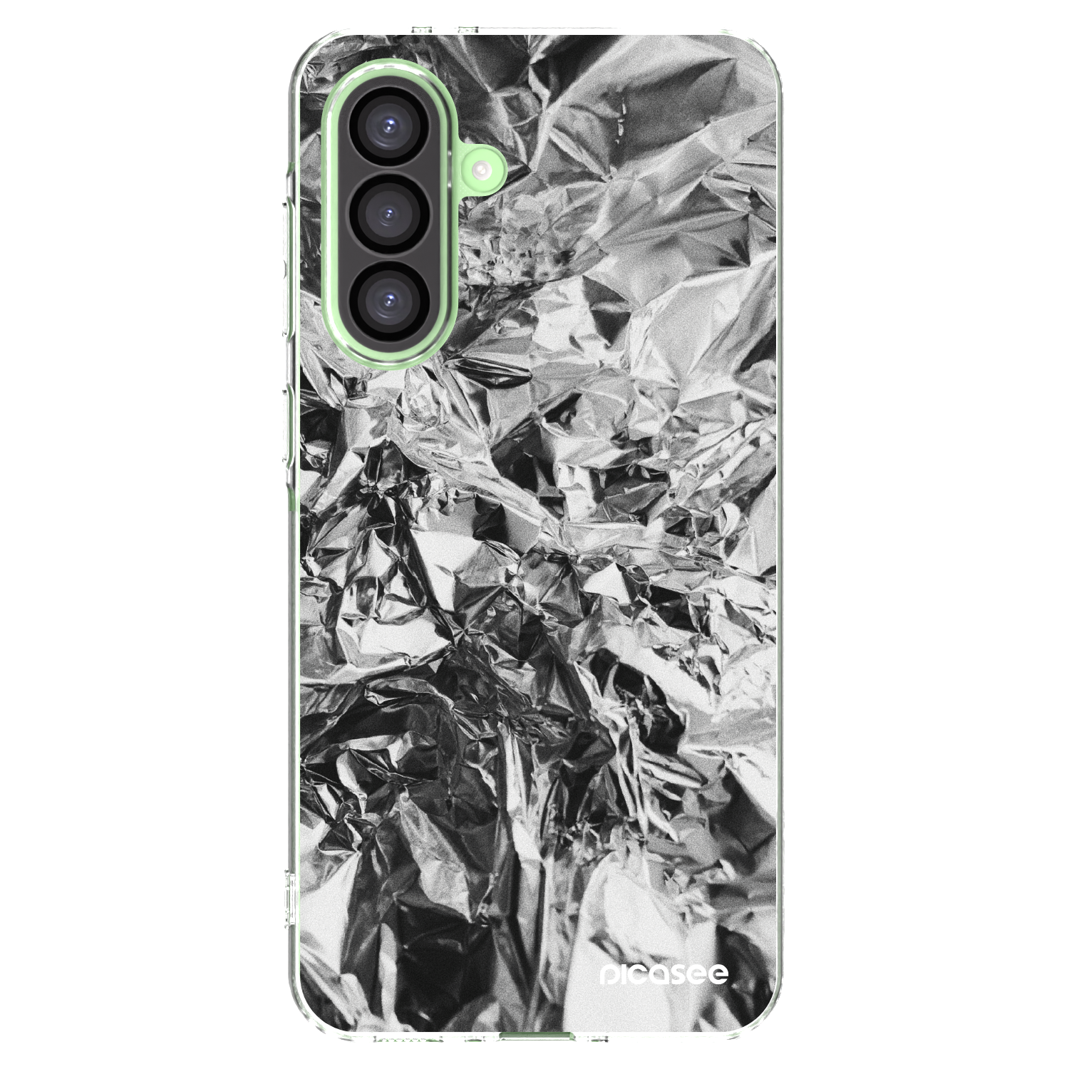 Picasee Samsung Galaxy A26 5G A266B Hülle - Transparentes Silikon - Chrome