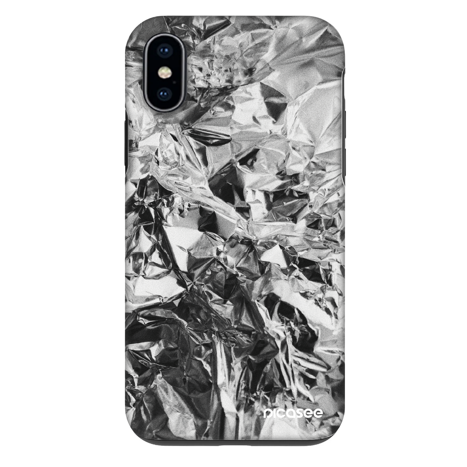 Picasee Fashion Case für Apple iPhone X/XS - Chrome