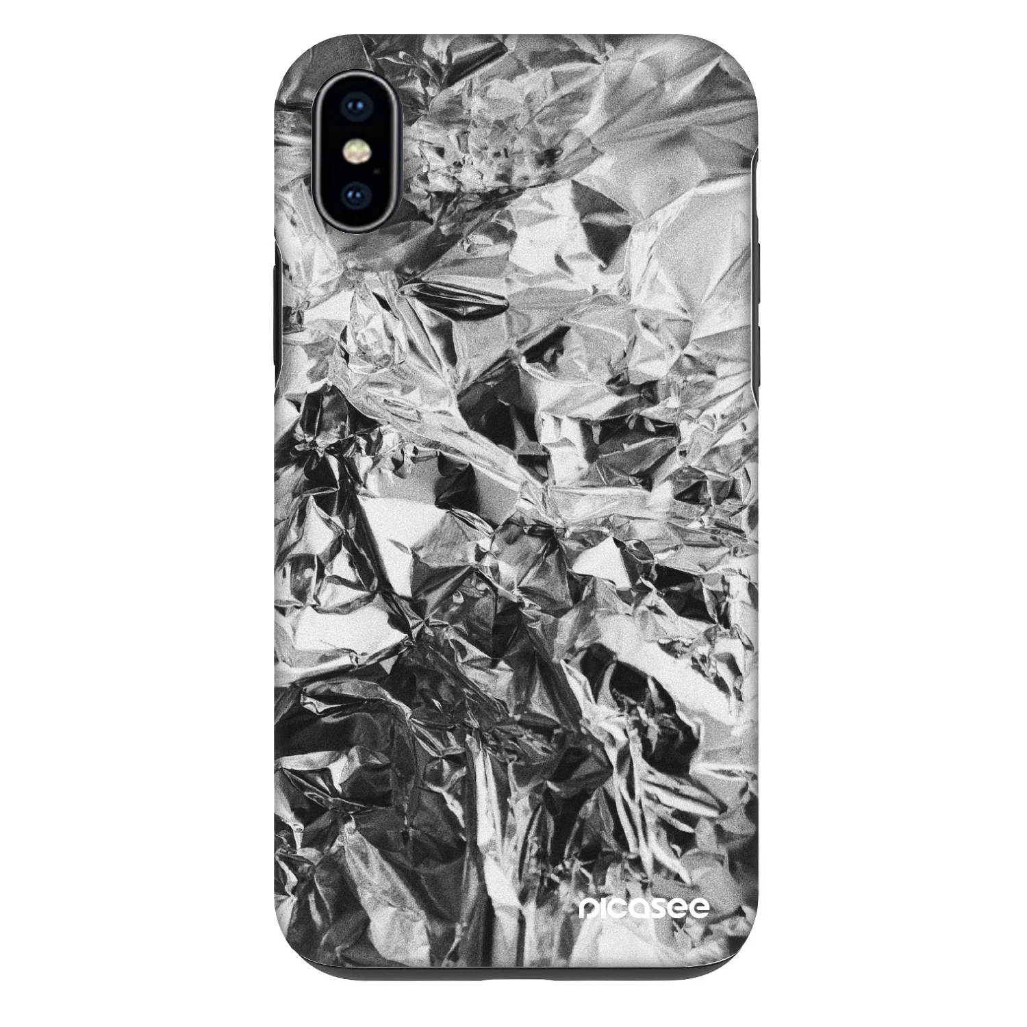 Picasee Fashion Case für Apple iPhone XS Max - Chrome
