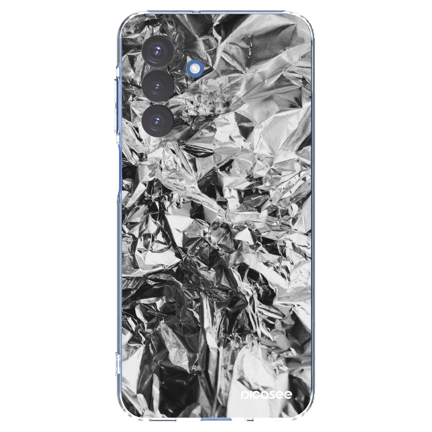 Picasee Samsung Galaxy A17 5G Hülle - Transparentes Silikon - Chrome