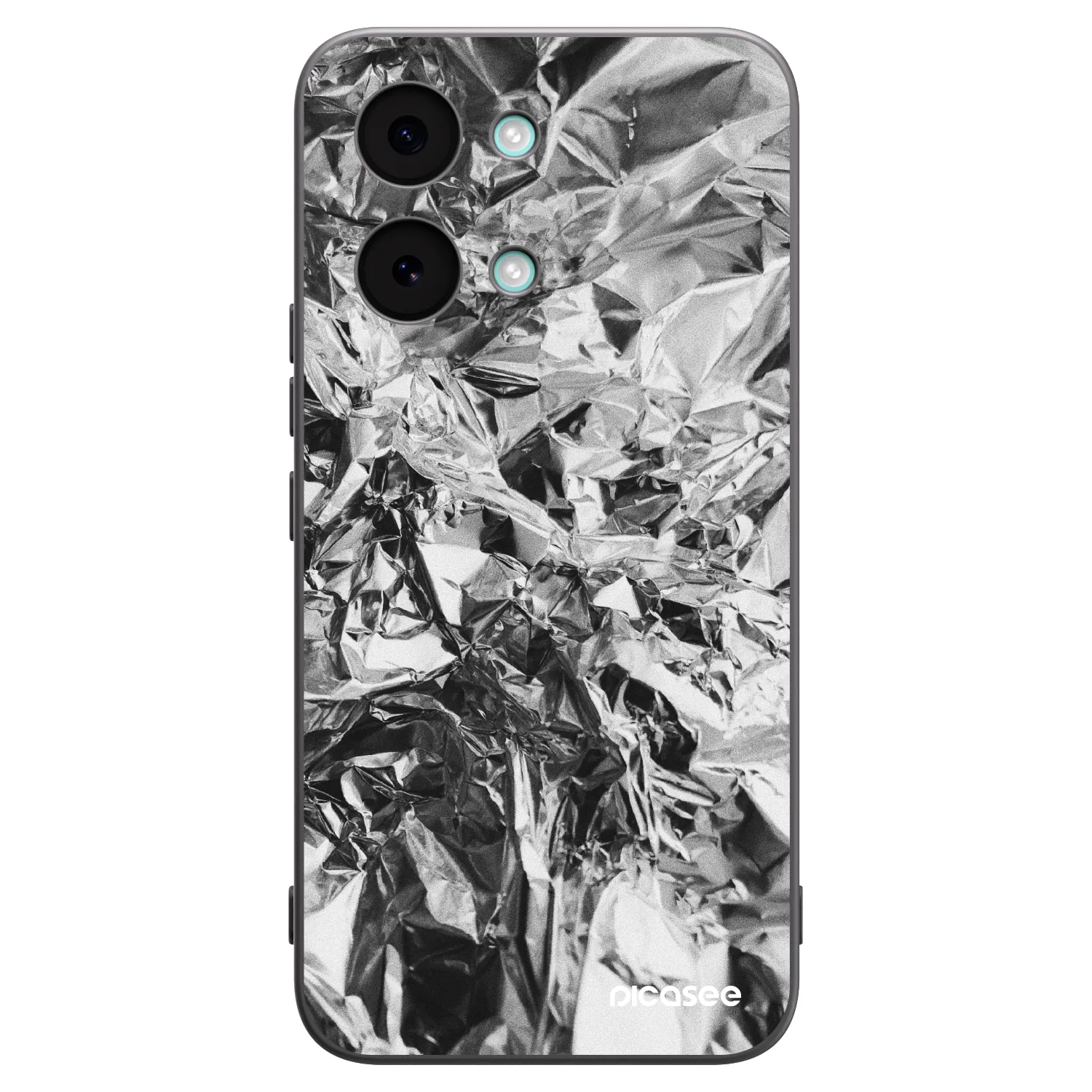 Picasee Xiaomi Poco X8 Pro Max Hülle - Schwarzes Silikon - Chrome
