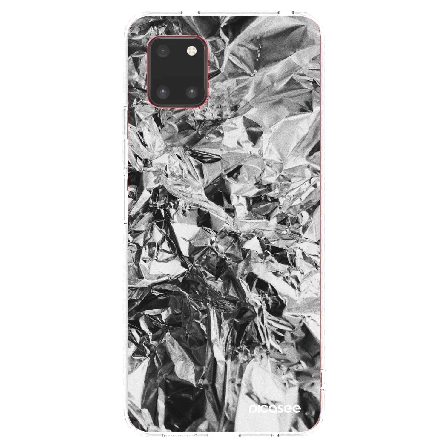 Picasee Samsung Galaxy Note 10 Lite N770F Hülle - Transparentes Silikon - Chrome